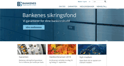 Desktop Screenshot of bankenessikringsfond.no